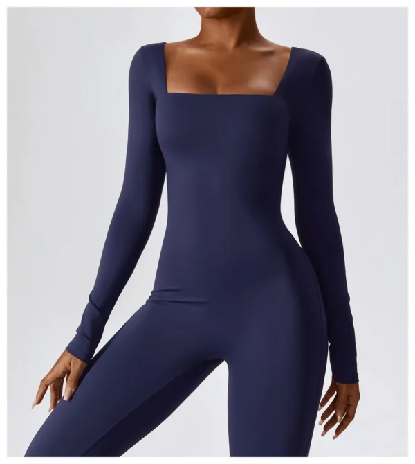 Square Neck Long Sleeve Bodysuit (4 Pack) - Image 4